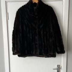 Mink real fur coat