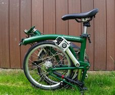 Brompton Folding Bike - Racing Green - 3 Speed (M3L)