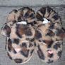 Brand New River Island Fluffy Leopard Print Sling Back Slippers - Size - C9 - RRP - 14.00 - Sterling - 19.99 - Euro Image 2