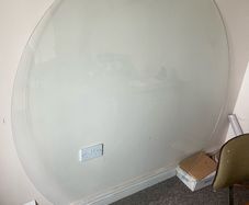 6mm Toughened Round Glass Table Top