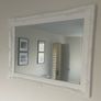 White wall mirror Image 3