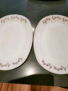 vintage pyrex plates