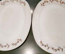 vintage pyrex plates