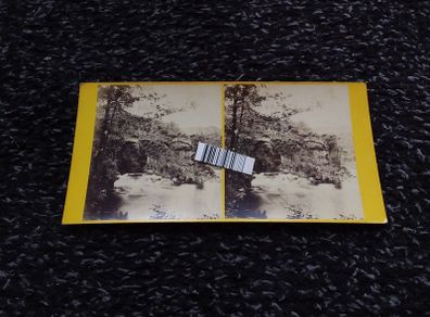 Antique Stereoview of : Cromwell's Bridge , Glengariff , Co.Cork