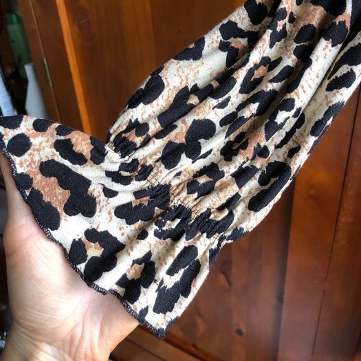 Cute leopard print dress