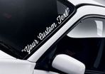 Car Sticker Personalized Website Lettering Name Windshield Decal