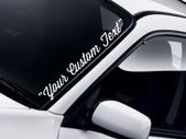 Car Sticker Personalized Website Lettering Name Windshield Decal
