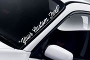 Car Sticker Personalized Website Lettering Name Windshield Decal
