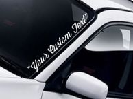 main image for ad Car Sticker Personalized Website Lettering Name Windshield Decal