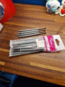 long screws and anchor plugs