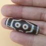 7 Eyes Beautiful Himalayan Tibetan Agate Bead Amulet Image 3