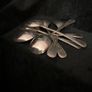 Vintage English Sheffield  Soup Spoon Cutlery Flatware  c1970's Image 2