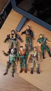 Lanard Army Commando Figures x6