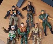 Lanard Army Commando Figures x6