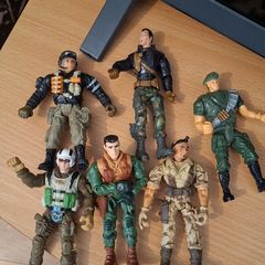 Lanard Army Commando Figures x6