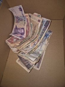 old coins & notes