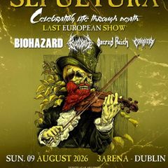 Sepultura Ticket Free Postage