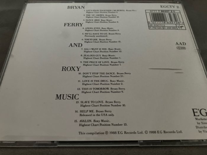 BRYAN  FERRY - The Ultimate Collection with  Roxy Music    CD