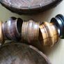 Wooden Napkin Ring holders-set Of 5 Vintage With Storage Box Image 6