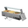 220v Commercial Electric Food Warmer Countertop Buffet  with Glass Shield 1500w Image 7