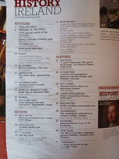 4 Copies of History Ireland/ 2017 & 2018