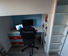 Ikea Loft Bed with mattress