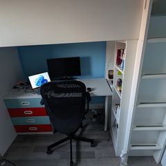 Ikea Loft Bed with mattress