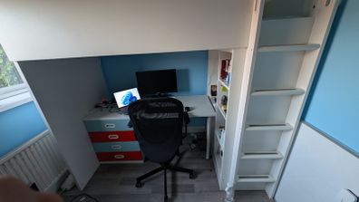 Ikea Loft Bed with mattress