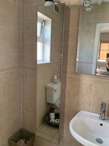 bathroom cabinet mirrored