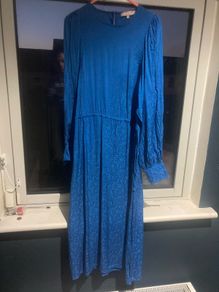 Blue midi dress