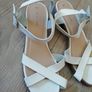 New Look white sandals size 8 as new Image 2