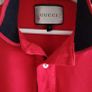 Red Polo 3-Button Mens Top Sz M Image 10
