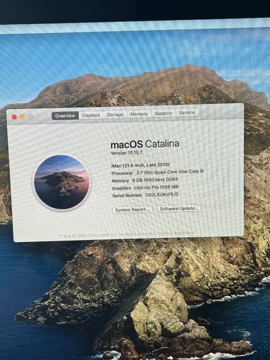 Apple iMac 21.5" (Late 2013) 1TB Crucial SSD Upgrade