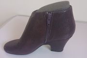 CEFALU Ladies Or Kids  Purple Leather Ankle Boots Small Size UK13 EU32 CAN POST