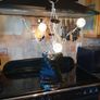 Black and silver decorative lamp Image 4