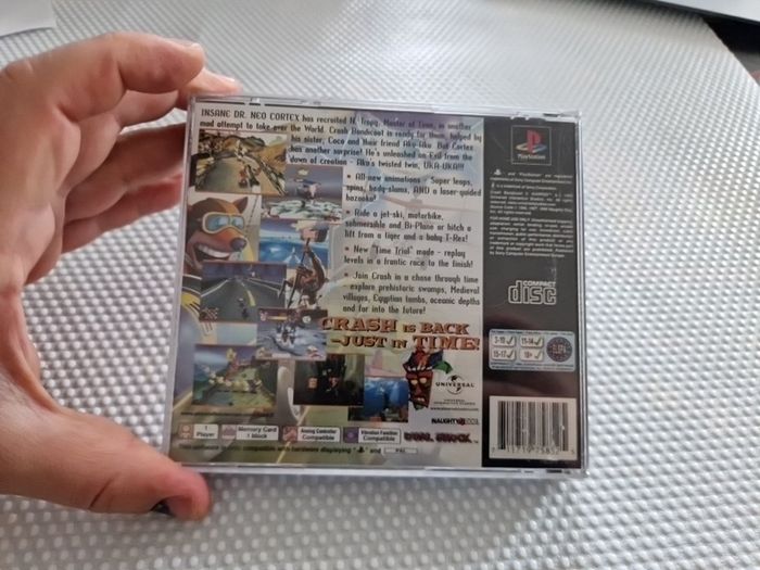 Crash Bandicoot 3 PlayStation1 Ps1 PlayStation2 Ps2 Games Original