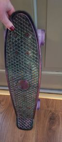Skate board - 22" Mini Cruiser Skateboard with LED Light-Up Wheels