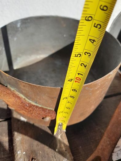 Vintage Copper Saucepans (3)