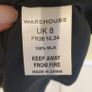 Black silk Warehouse dress Uk8 Image 4