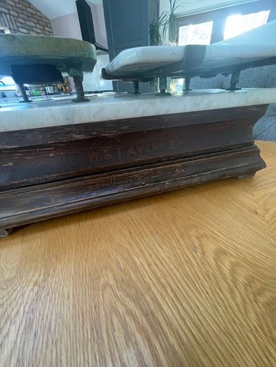 vintage weighing scales