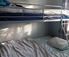 Bunk bed frame.