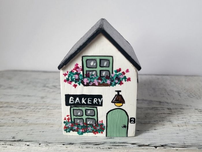 Handcrafted tiny wooden house!