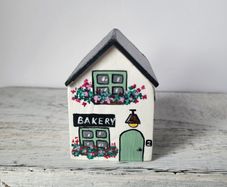 Handcrafted tiny wooden house!