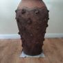 Large Vintage Irish Studio Pottery Floor Vase  Unique Hand-Built Coil Pot Image 3