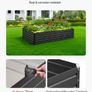 Metal Raised Garden Bed 203 x 102 x 48cm Image 3