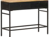 Sideboard 100x35x77 cm Solid Rough Mango Wood