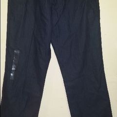 BNWT Men's Gap trousers dark grey with stripes size 34x34 Straight fit