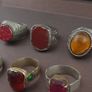 Lot of 15 Handmade Brass Rings  Ancient Style Mixed Vintage Jewelry Image 5