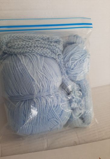 wool unfinished baby cardigan