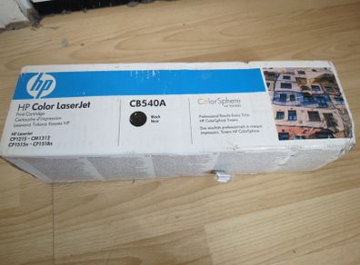 HP 125A Black Laserjet Toner Cartridge CB540A